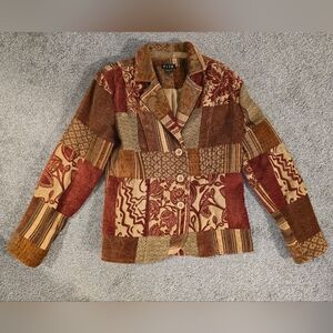 ELCC Tapestry Brocade Women's Jacket Size Small